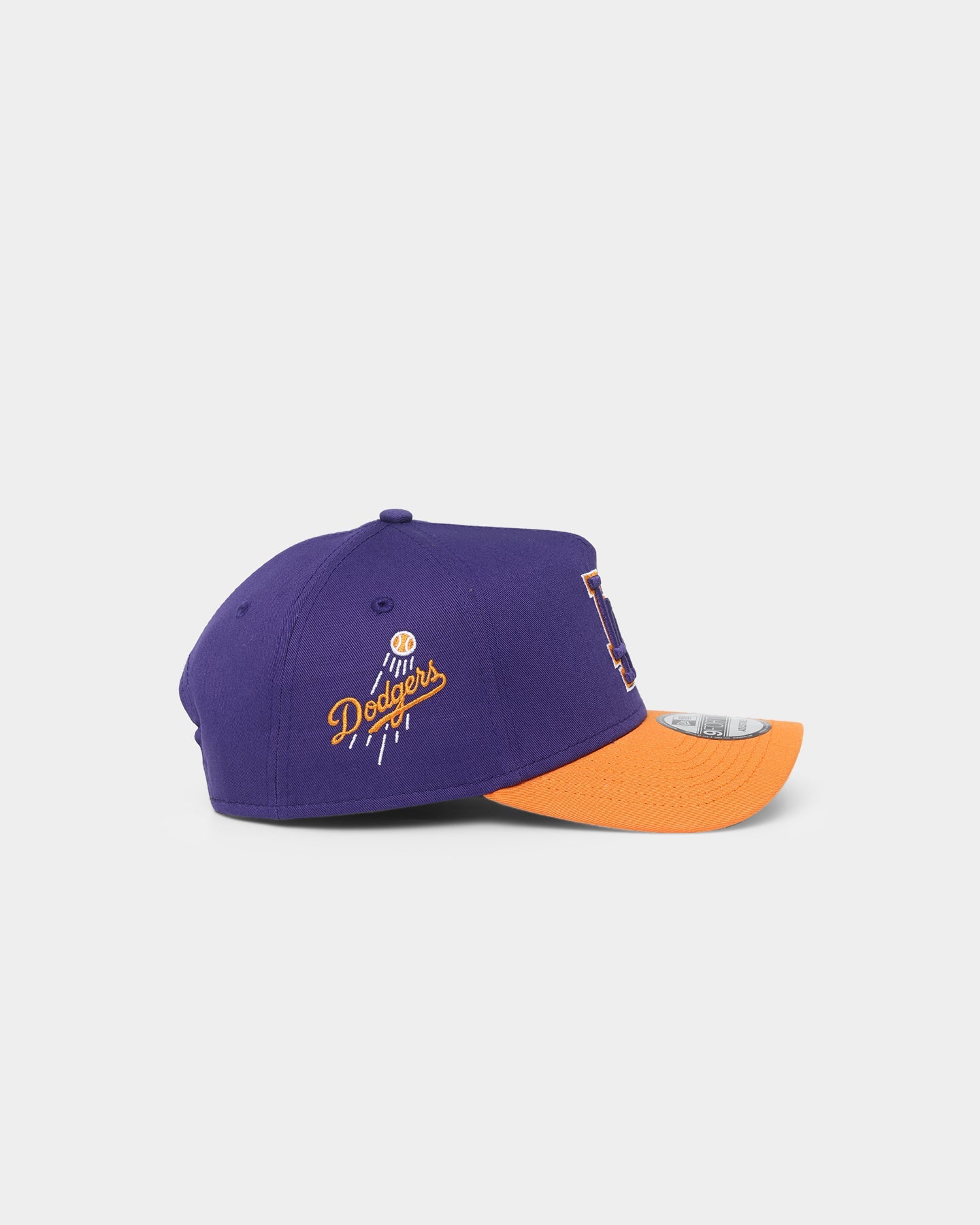 New Era Los Angeles Dodgers "Purple Valley" 9FORTY A-Frame Snapback Purple/Orange