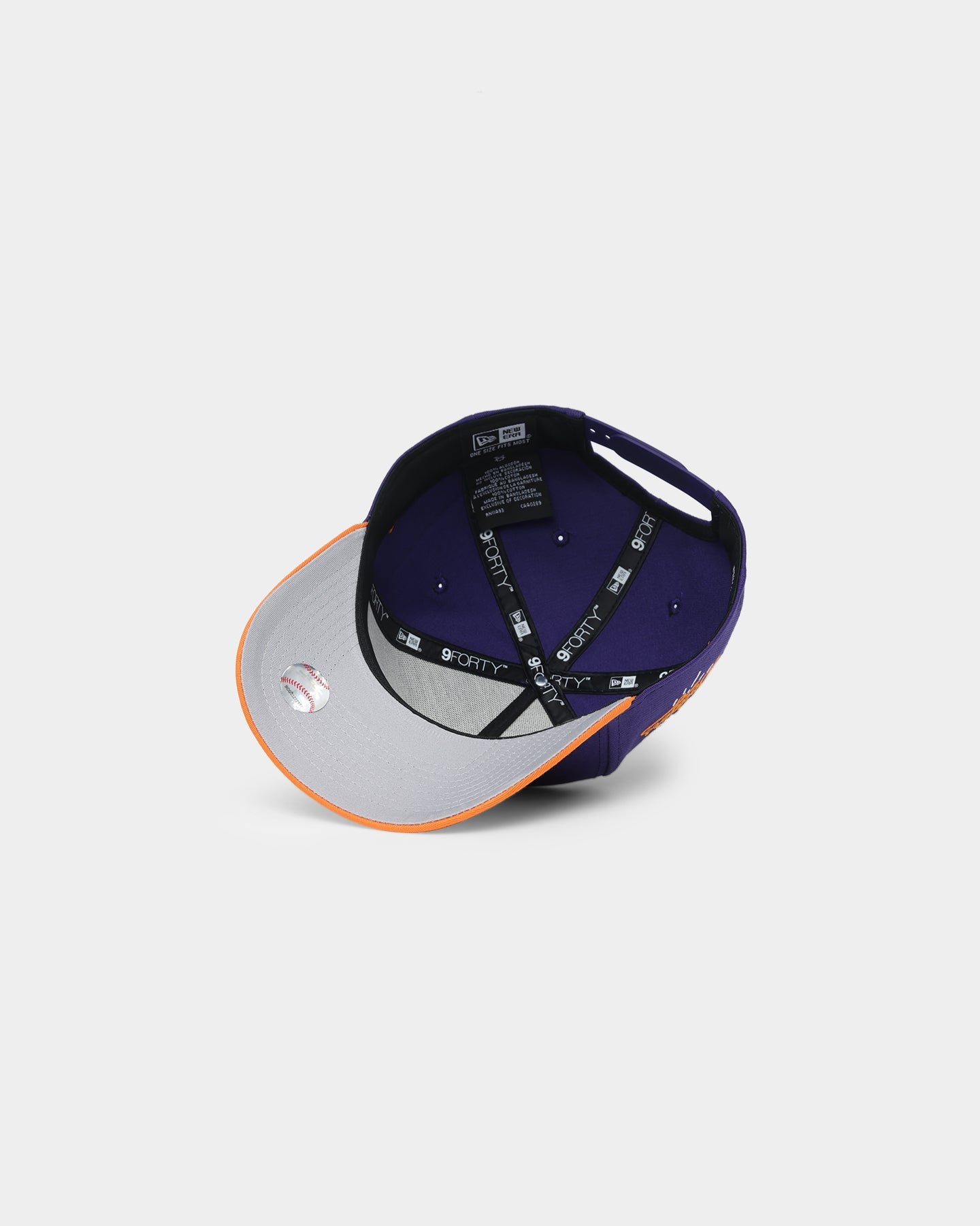 New Era Los Angeles Dodgers "Purple Valley" 9FORTY A-Frame Snapback Purple/Orange