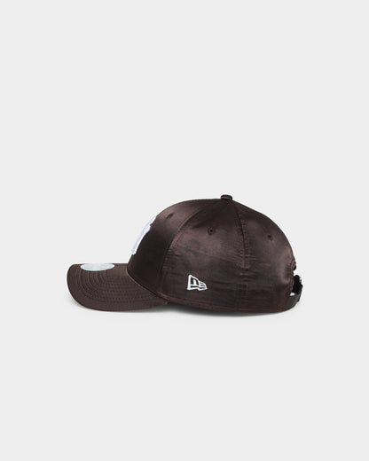 New Era Women's New York Yankees 'Satin' 9FORTY Cloth Strapback Walnut