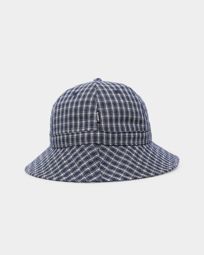 XLARGE Check Bell Bucket Hat Navy