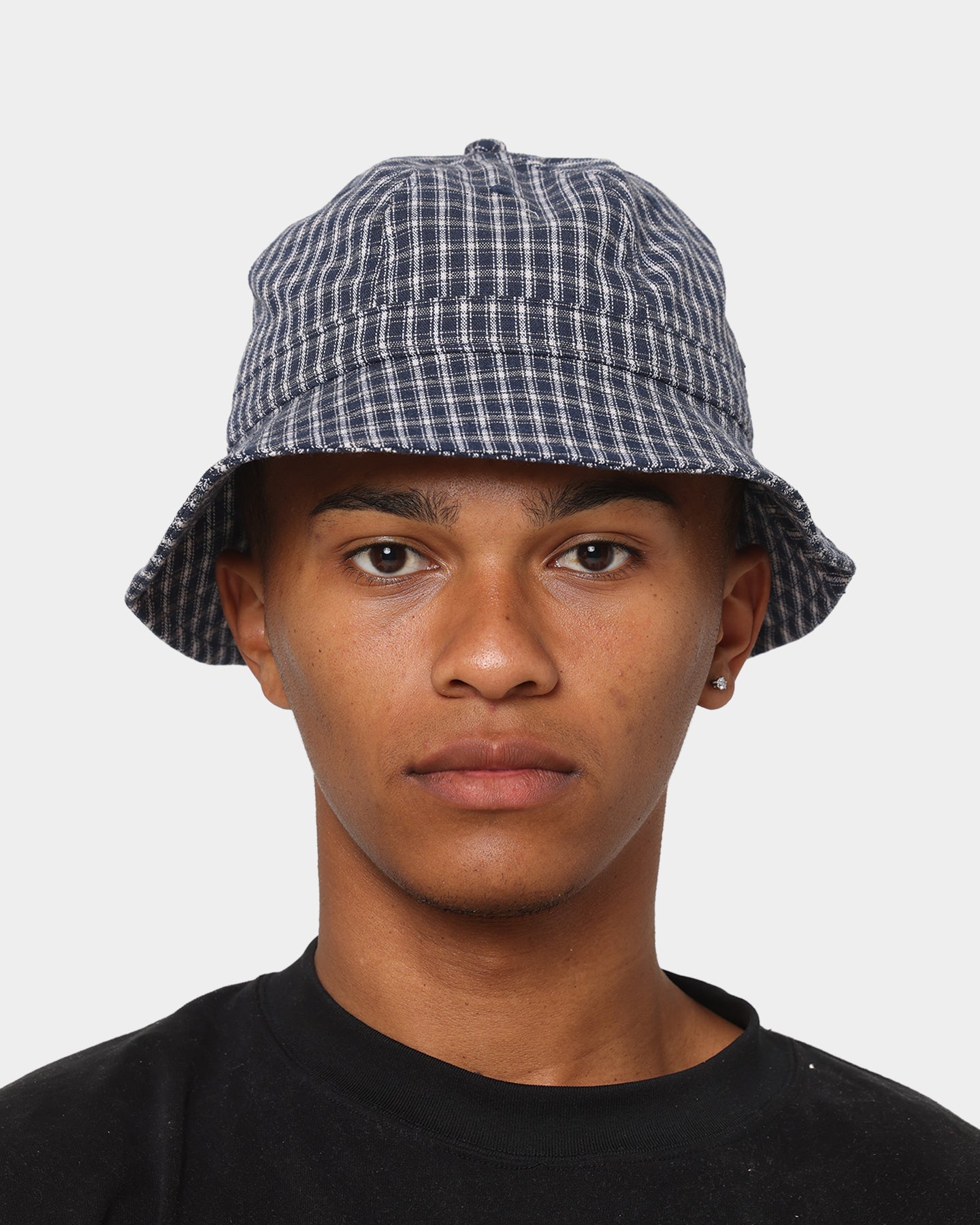 XLARGE Check Bell Bucket Hat Navy