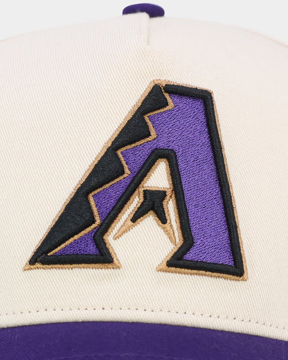 47 Brand Arizona Diamondbacks '47 MVP DT Snapback Natural/Purple
