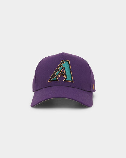 47 Brand Arizona Diamondbacks Cooperstown Retro Logo 47 MVP DT Snapback Purple