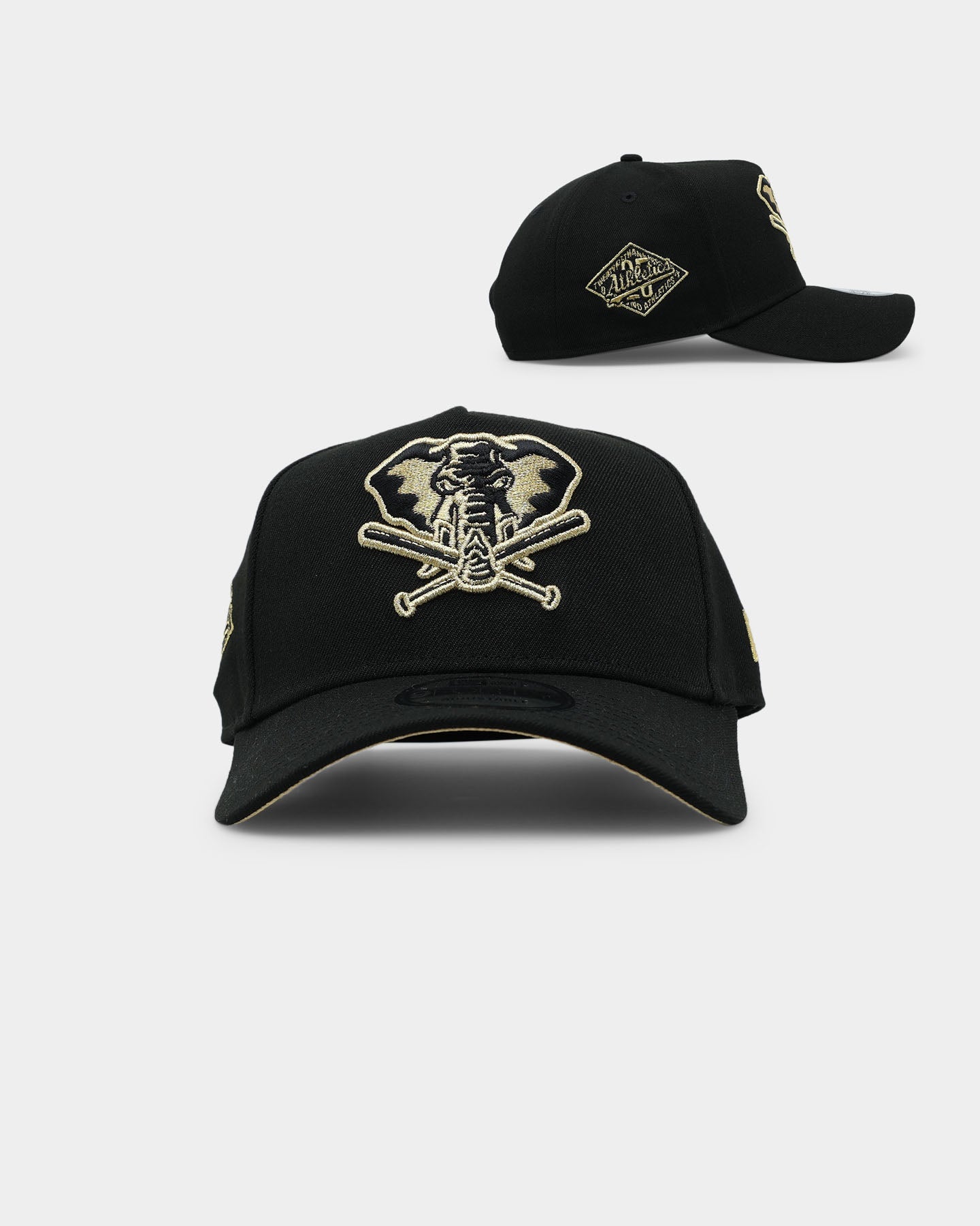 New Era Oakland Athletics 'Gold Links' 9FORTY A-Frame Snapback Black