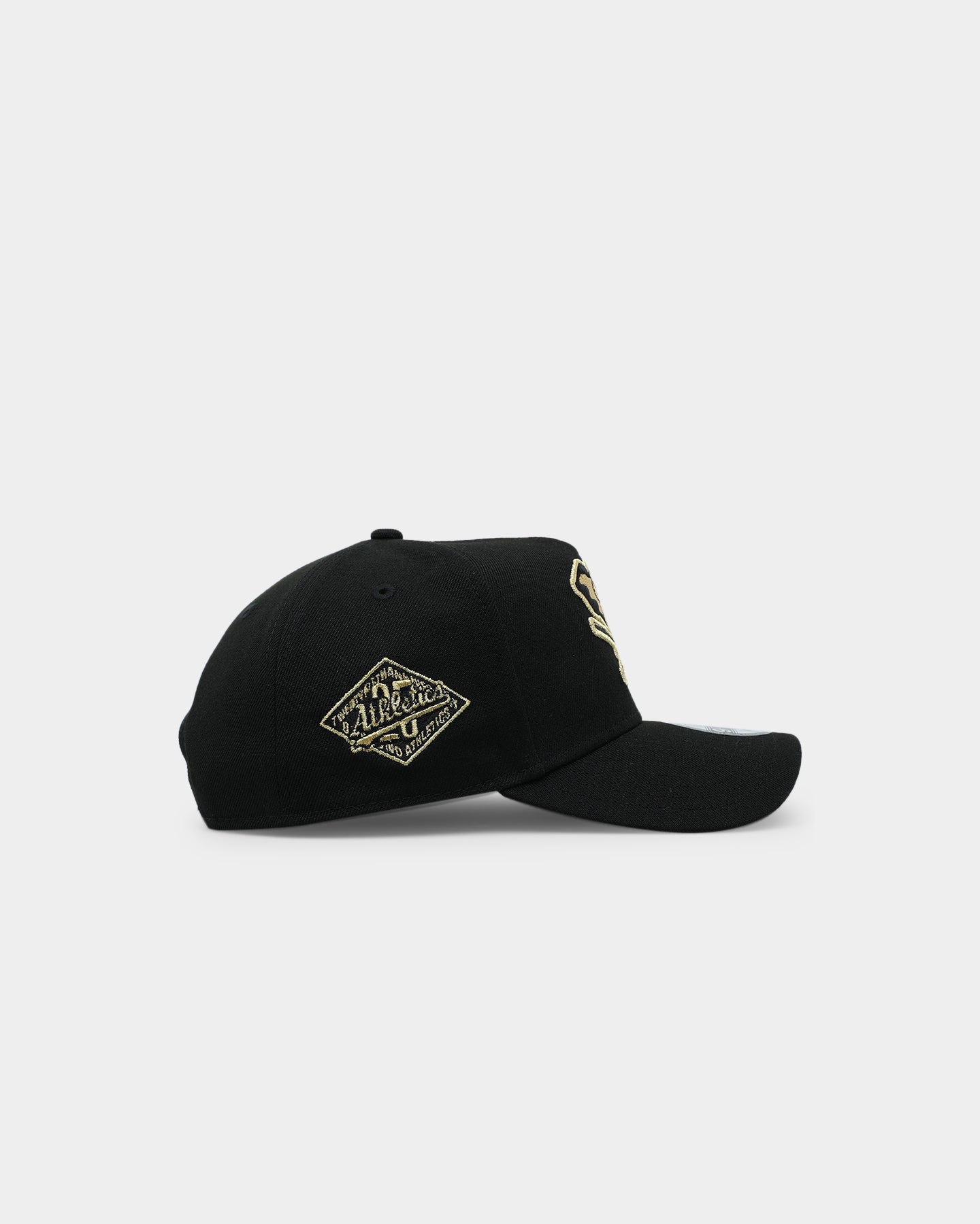 New Era Oakland Athletics 'Gold Links' 9FORTY A-Frame Snapback Black