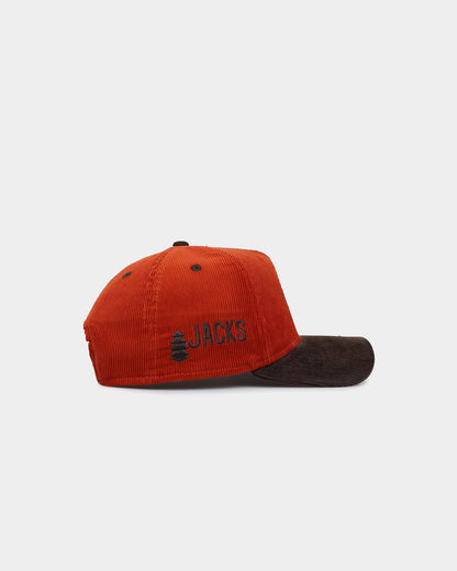 New Era Missoula Timberjacks 'Pumpkin Spice Corduroy' 9FORTY A-Frame Snapback Copper/Brown