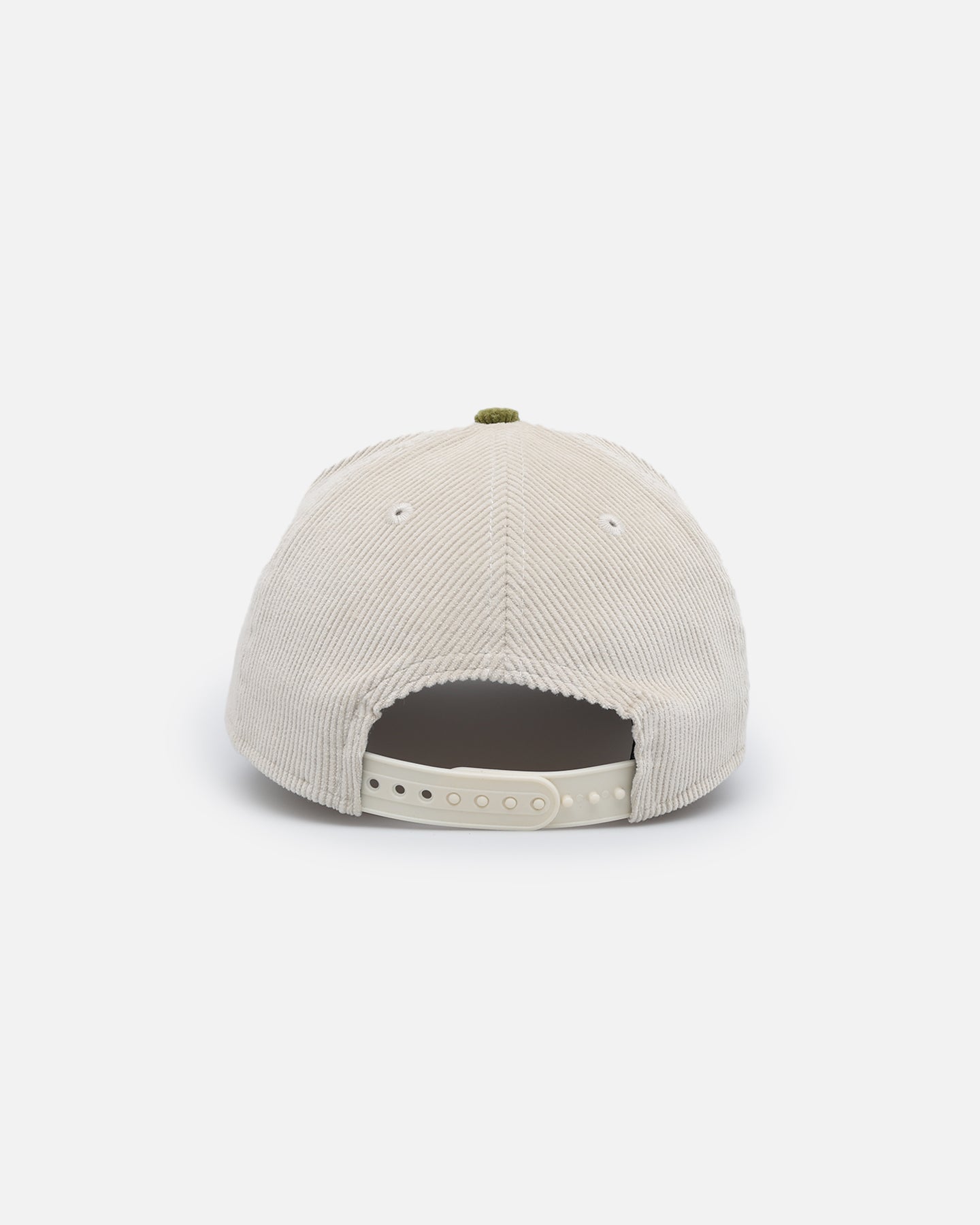 New Era Oakland Athletics 'Dusty Olive Corduroy' Golfer Pre-Curved Snapback Green Med