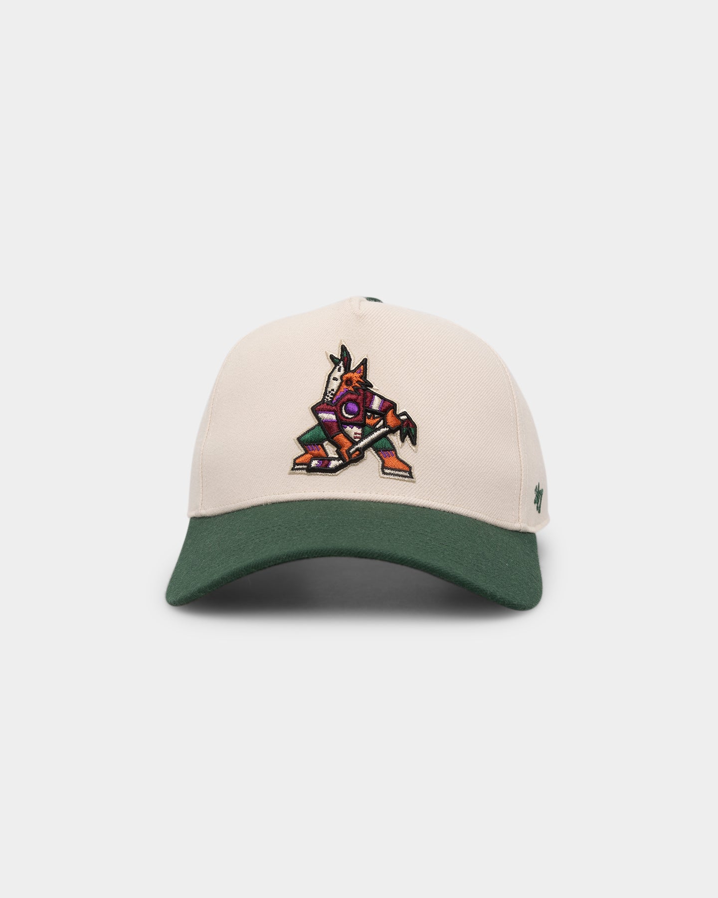 47 Brand Arizona Coyotes 'LA Kings X Arizona Coyotes' 47 MVP DT Snapback Natural/Dark Green