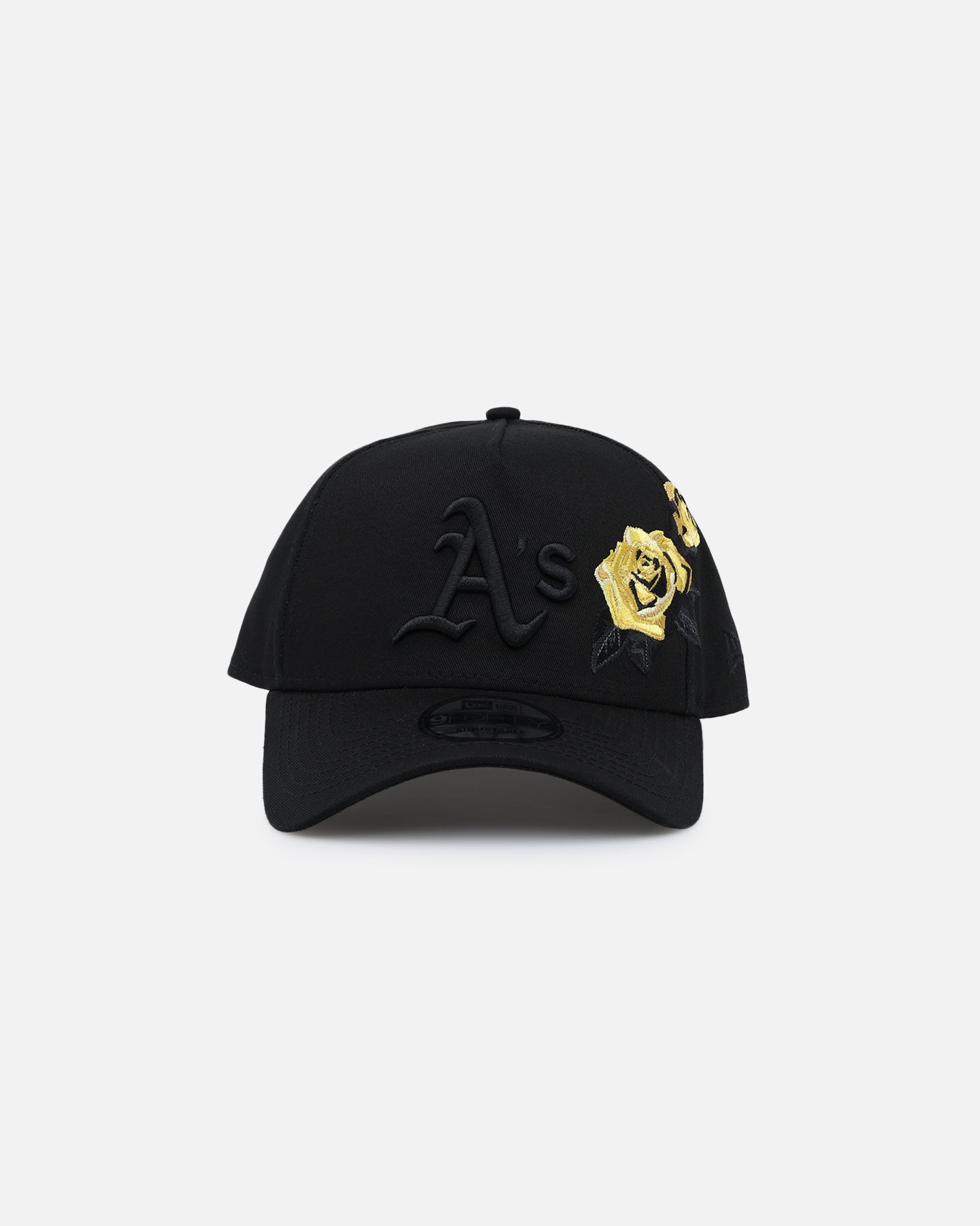 New Era Oakland Athletics 'Gold Rose' 9FORTY A-Frame Snapback Black/Gold