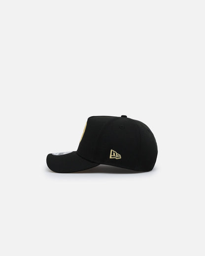 New Era Denver Nuggets 'NBA Gold Links' 9FORTY A-Frame Snapback Black/Gold