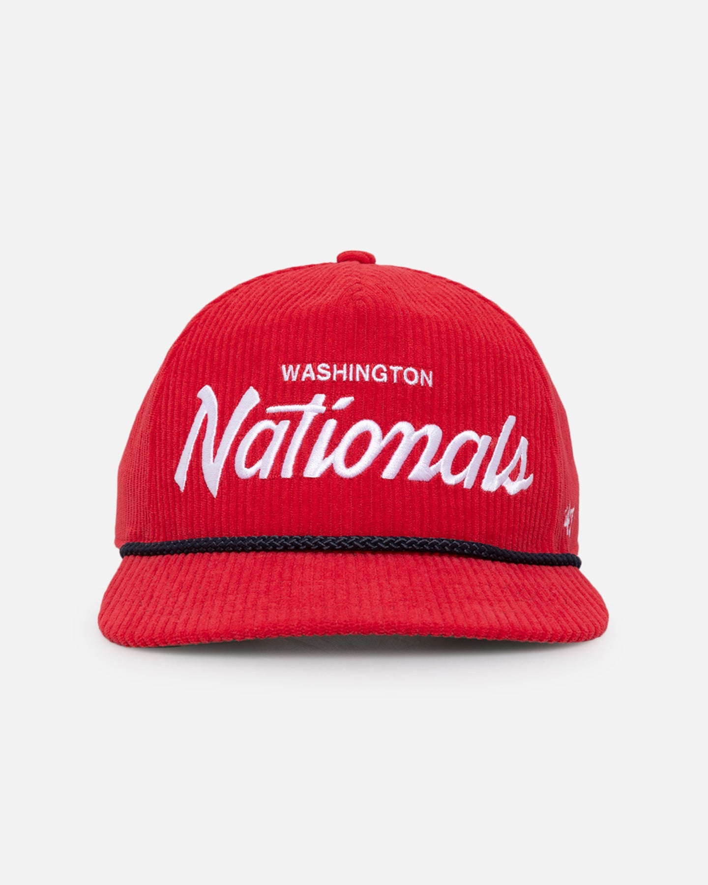 47 Brand Washington Nationals 'MLB Opening Day' Corduroy Crossrope Hitch Snapback Red