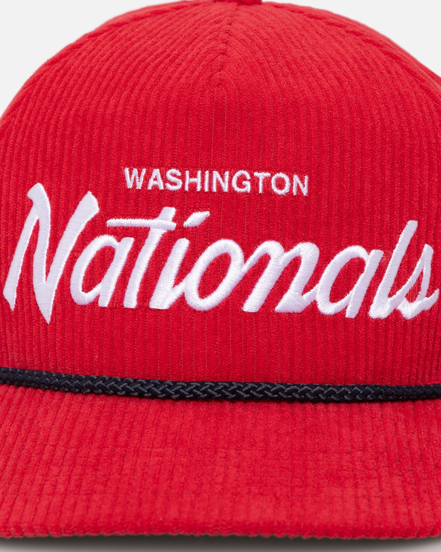 47 Brand Washington Nationals 'MLB Opening Day' Corduroy Crossrope Hitch Snapback Red