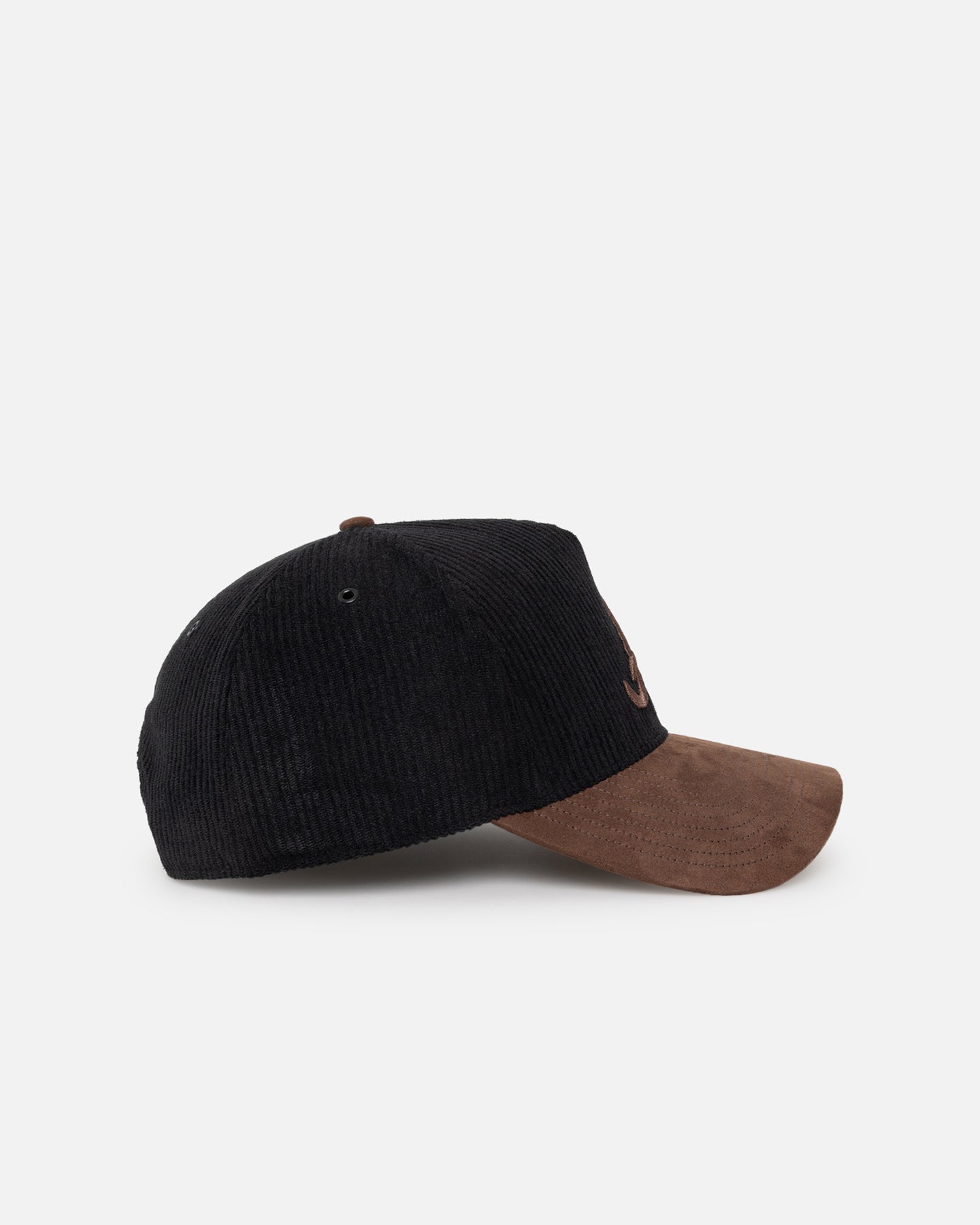 47 Brand Atlanta Braves 'Black Barren' 47 Offside DT Corduroy Snapback Black