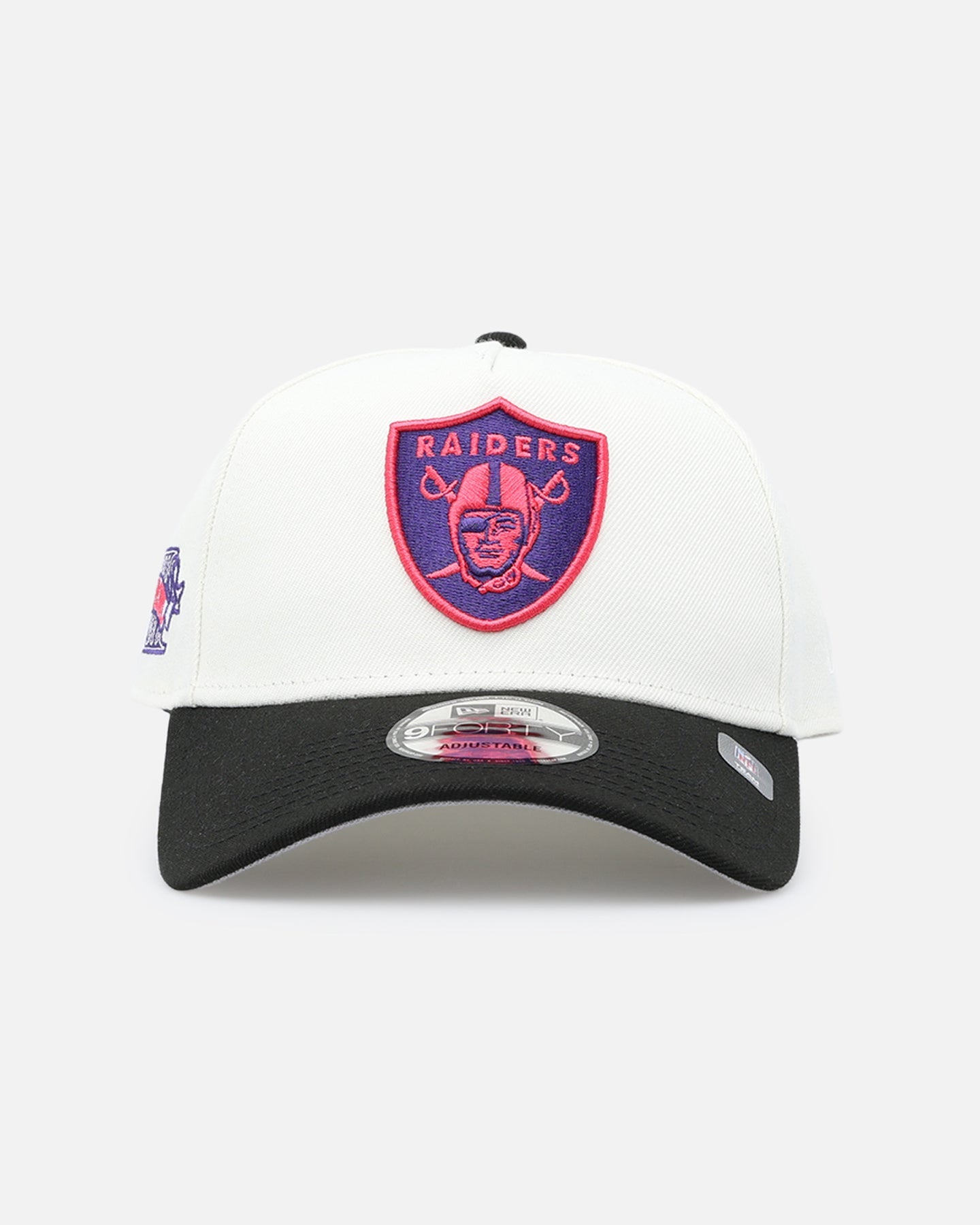 New Era Las Vegas Raiders 'Neon Nights' 9FORTY Snapback Chrome/Black