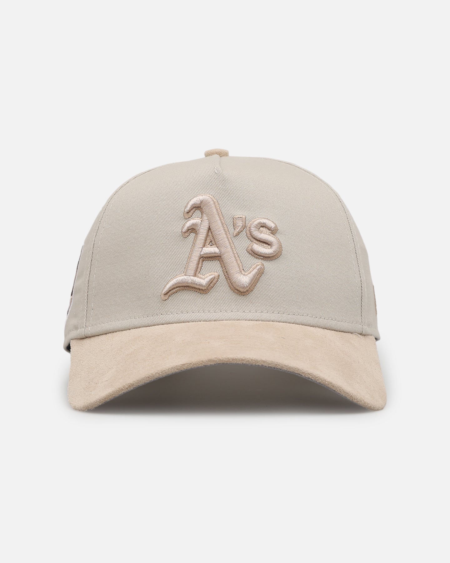 New Era Oakland Athletics 'Cream Suede' 9FORTY A-Frame Strapback Stone/Oatmilk