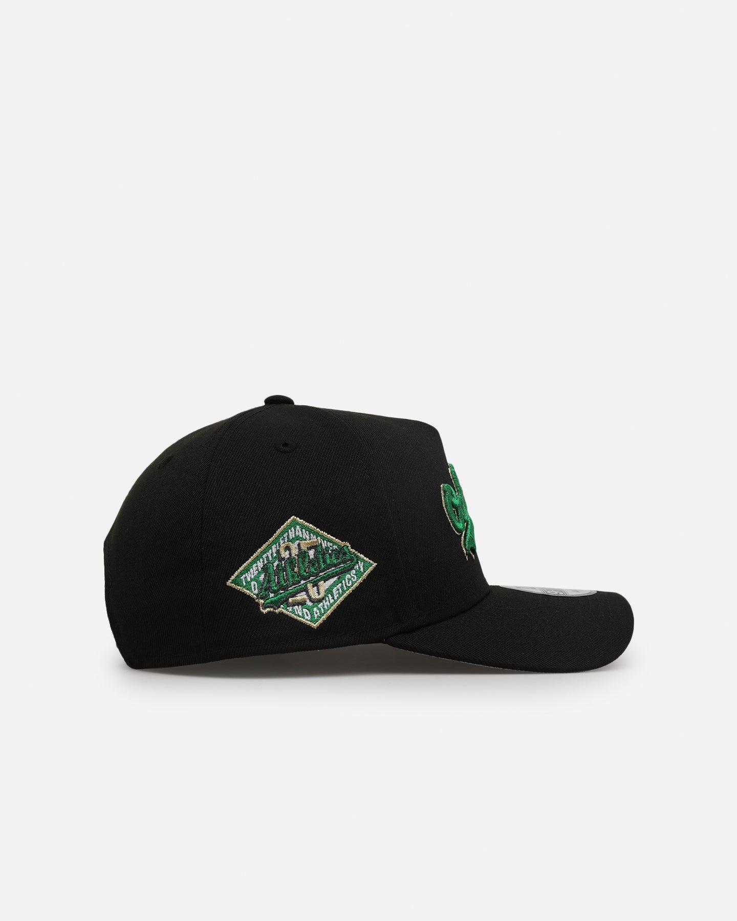New Era Oakland Athletics 'Metallic Wordmark' 9FORTY A-Frame Snapback Black