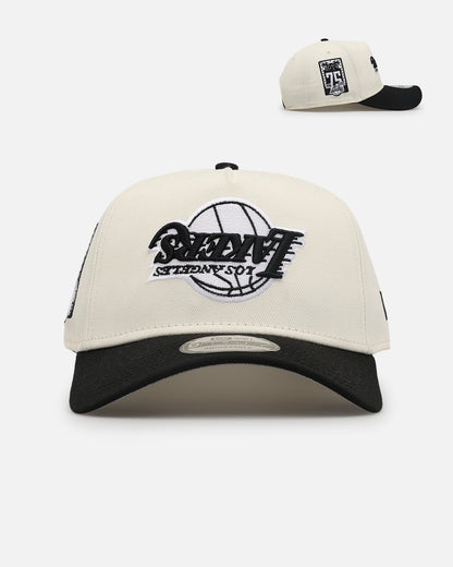 New Era Los Angeles Lakers 'Chrome Black Upside Down Logo' 9FORTY A-Frame Snapback Chrome/Black