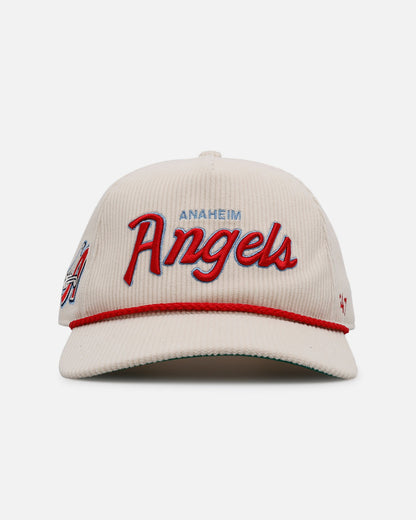 47 Brand Anaheim Angels 'Natural Script' Premium Hitch Corduroy Snapback Natural