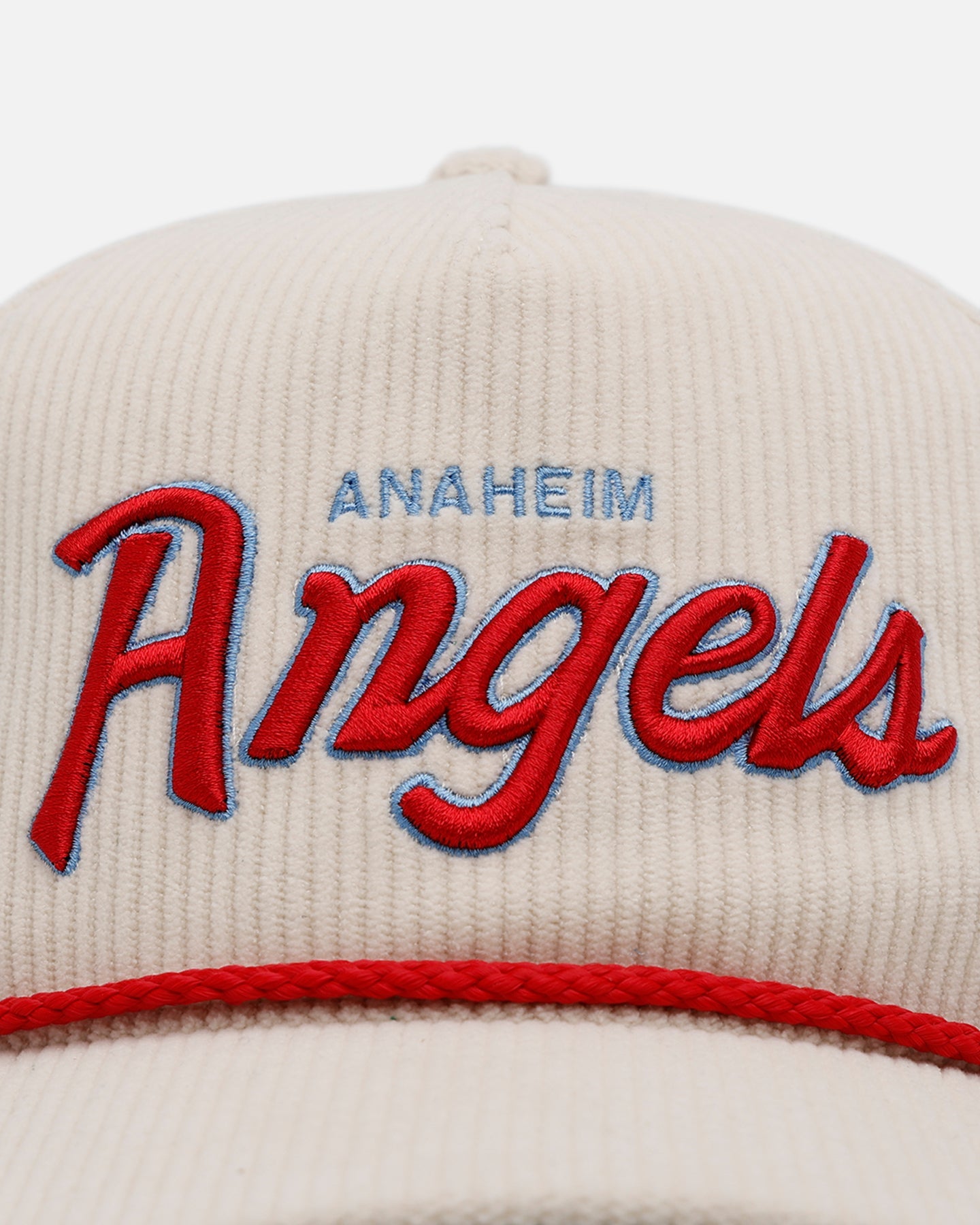 47 Brand Anaheim Angels 'Natural Script' Premium Hitch Corduroy Snapback Natural