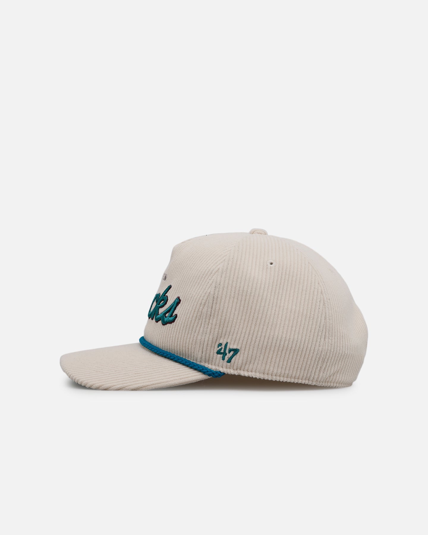 47 Brand Anaheim Ducks 'Natural Script' Premium Hitch Corduroy Snapback Natural