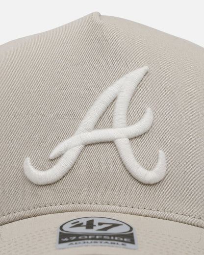 47 Brand Atlanta Braves 'Contemporary Basics' Offside DT Snapback Tan