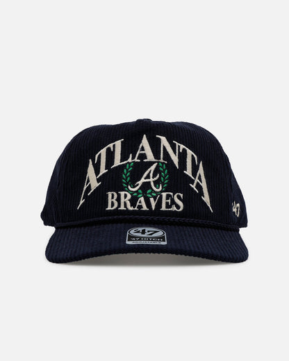 47 Brand Atlanta Braves 'Pitchout' 47 Hitch Corduroy Snapback Navy