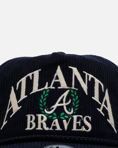 47 Brand Atlanta Braves 'Pitchout' 47 Hitch Corduroy Snapback Navy