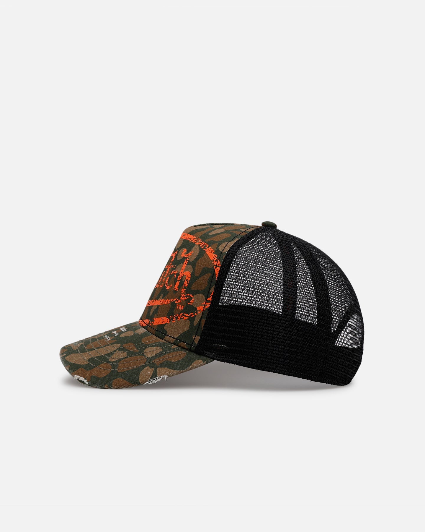 Von Dutch Oval Logo Trucker Snapback Camo