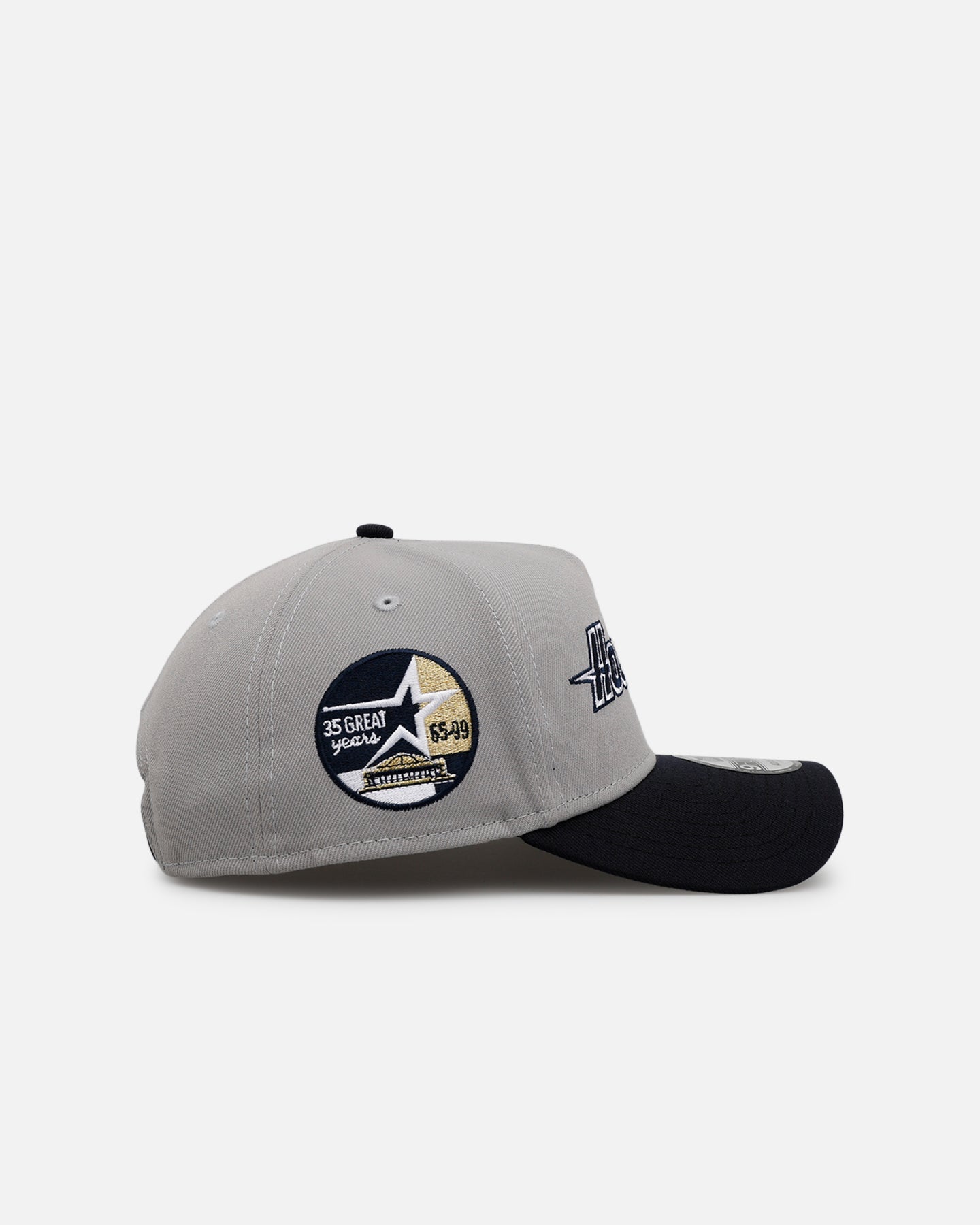 New Era Houston Astros 'Away Greys' 9FORTY A-Frame Snapback Grey