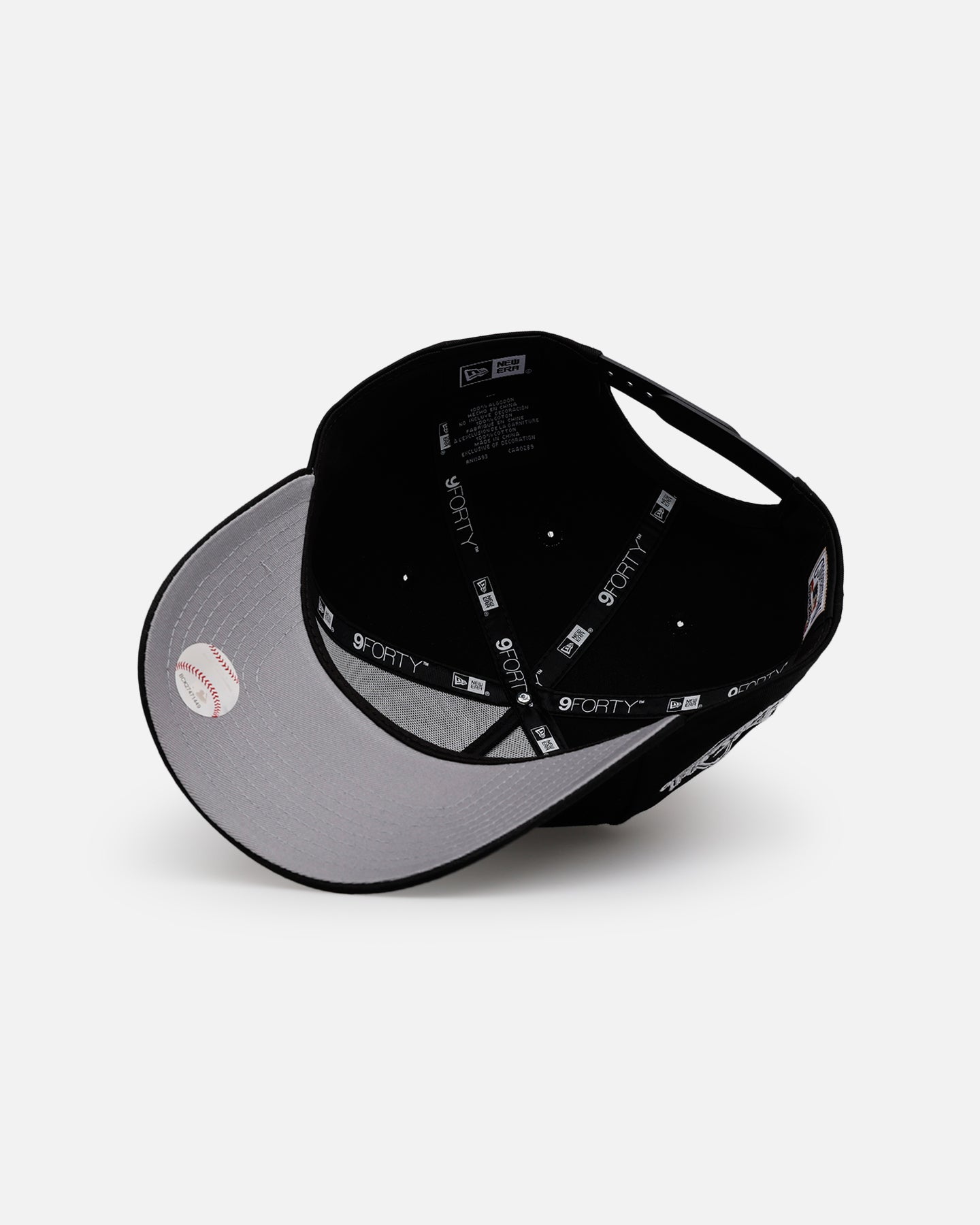 New Era Oakland Athletics 'Gothic Arch 2.0' 9FORTY A-Frame Snapback Black/White
