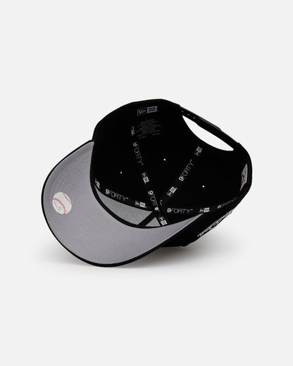 New Era Oakland Athletics 'Gothic Arch 2.0' 9FORTY A-Frame Snapback Black/White