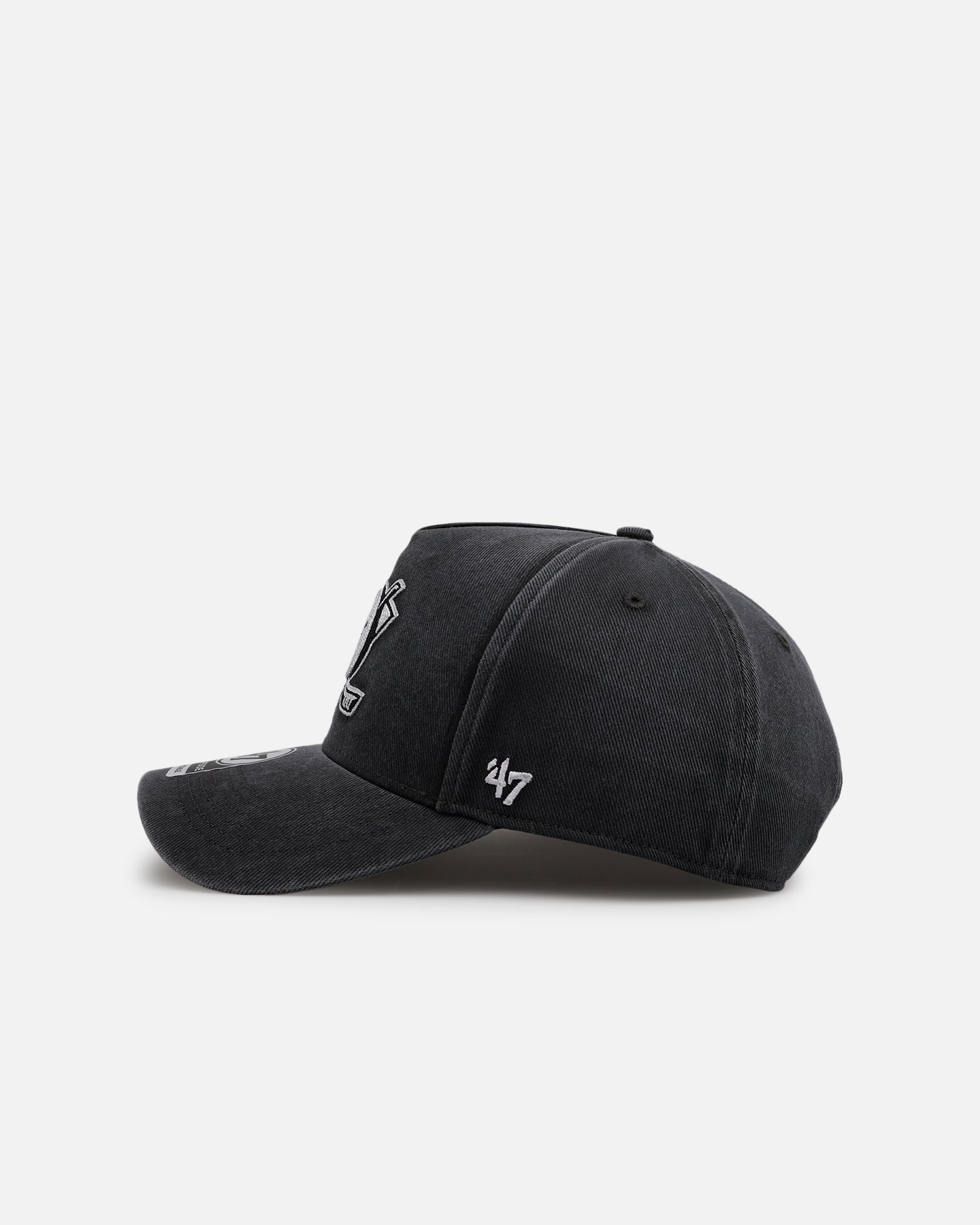 47 Brand Anaheim Ducks 'Washed Black' Offside DT Snapback Washed Black