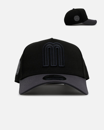 New Era Mexico National Baseball Team 'Stealth' 9FORTY A-Frame Snapback Black/Charcoal