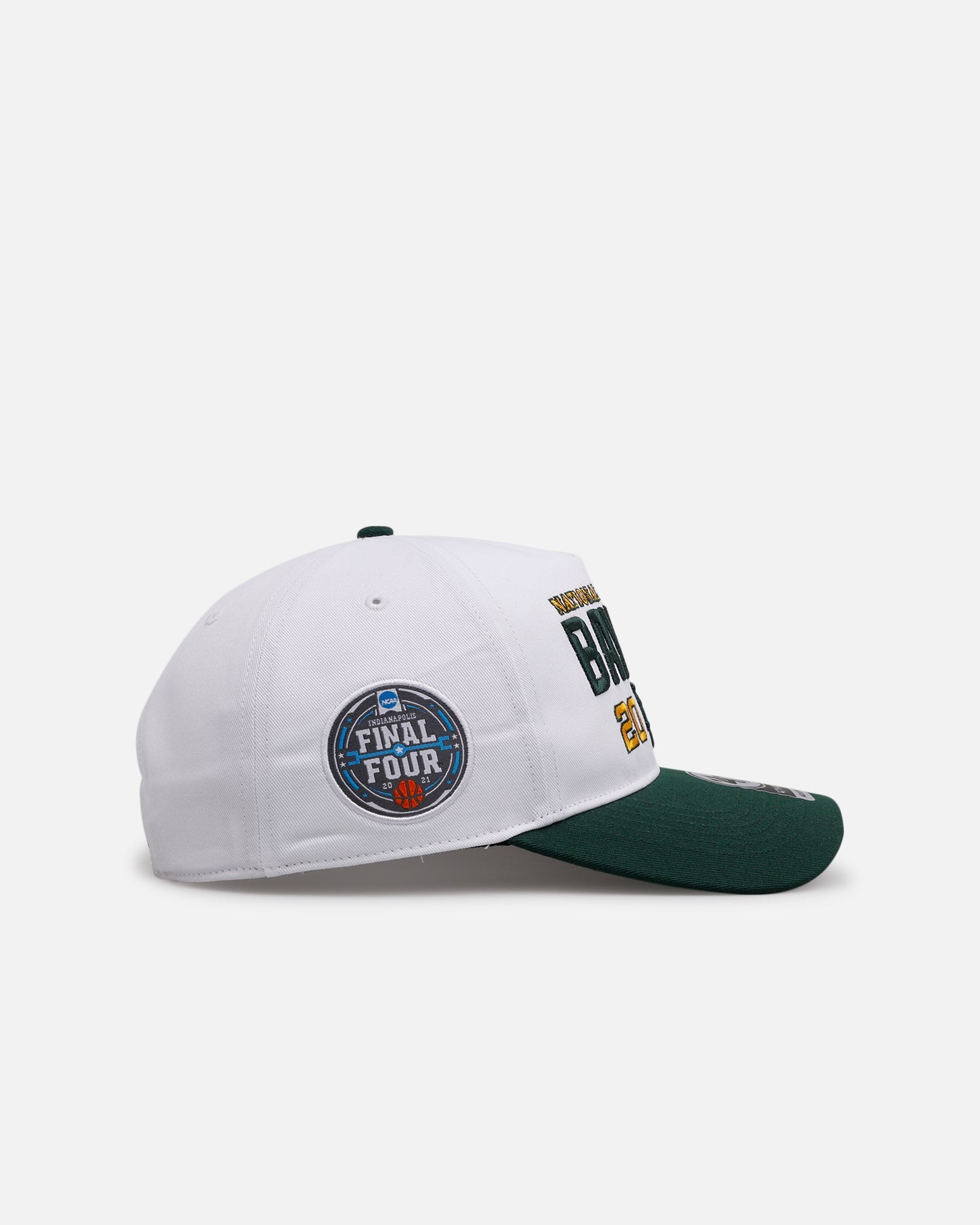 47 Brand Baylor 2021 'March Madness' Hitch Snapback White/Green
