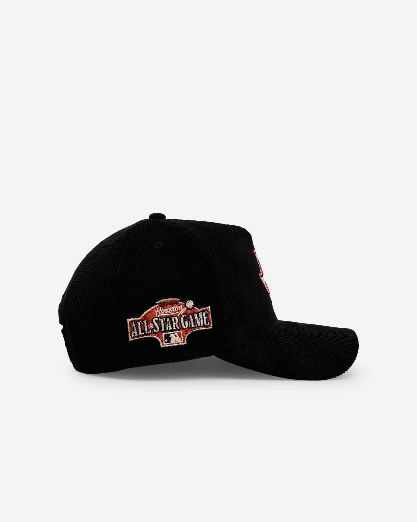 New Era Houston Astros 'Black Cord' 9FORTY A-Frame Corduroy Snapback Black