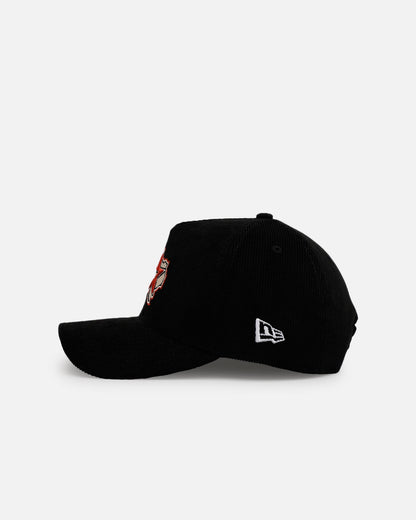 New Era Houston Astros 'Black Cord' 9FORTY A-Frame Corduroy Snapback Black