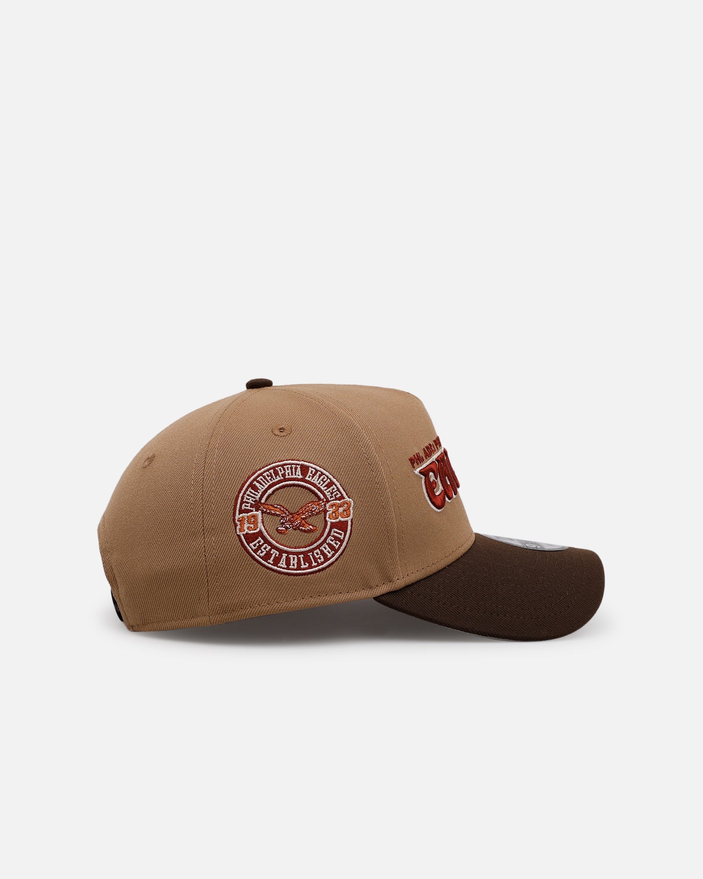 New Era Philadelphia Eagles 'Thanksgiving Football' 9FORTY A-Frame Snapback Khaki