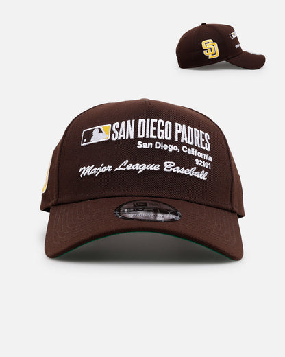 New Era San Diego Padres 'Workleague' 9FORTY A-Frame Snapback Brown