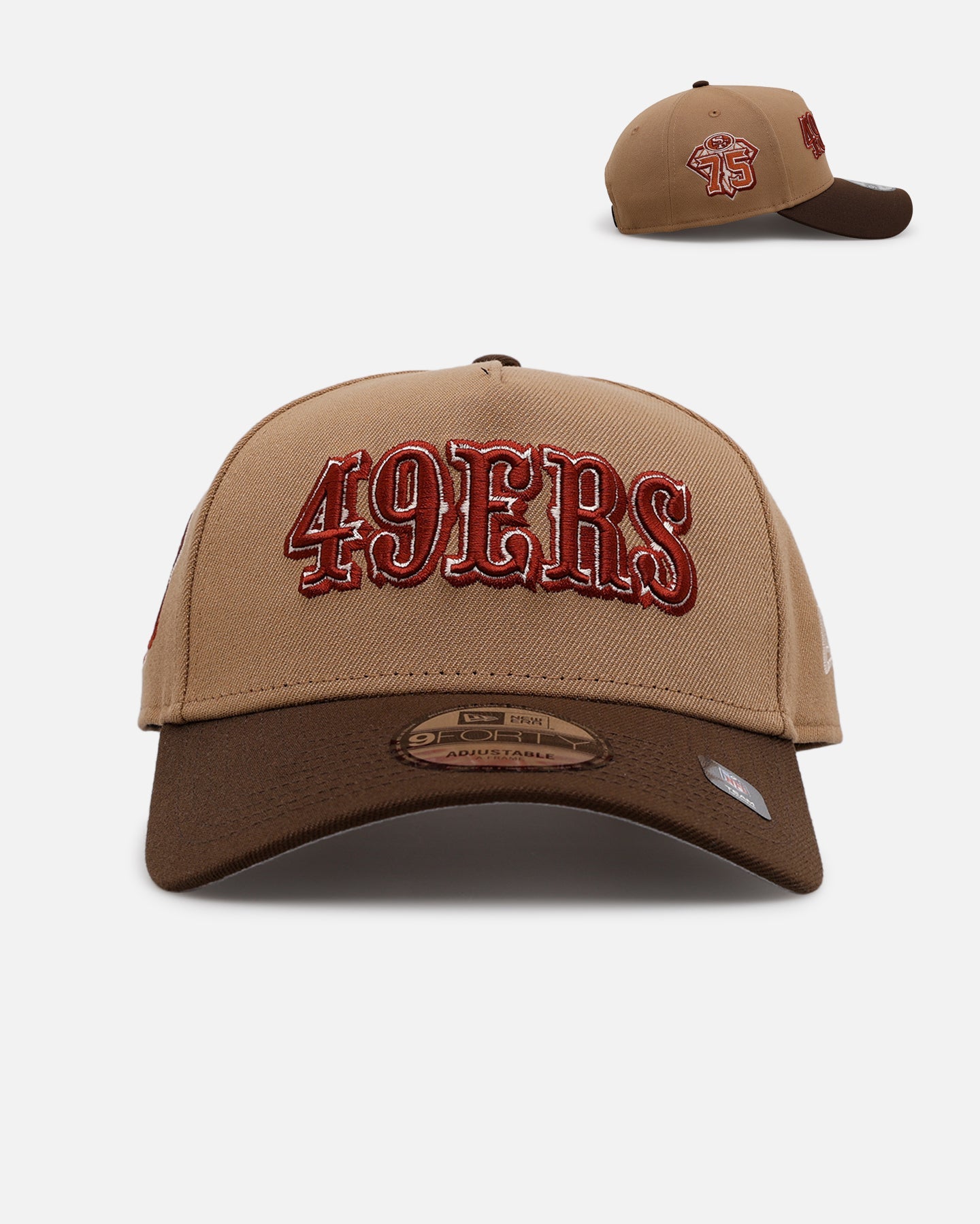 New Era San Francisco 49ers 'Thanksgiving Football' 9FORTY A-Frame Snapback Khaki