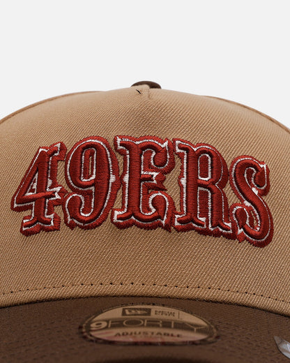 New Era San Francisco 49ers 'Thanksgiving Football' 9FORTY A-Frame Snapback Khaki