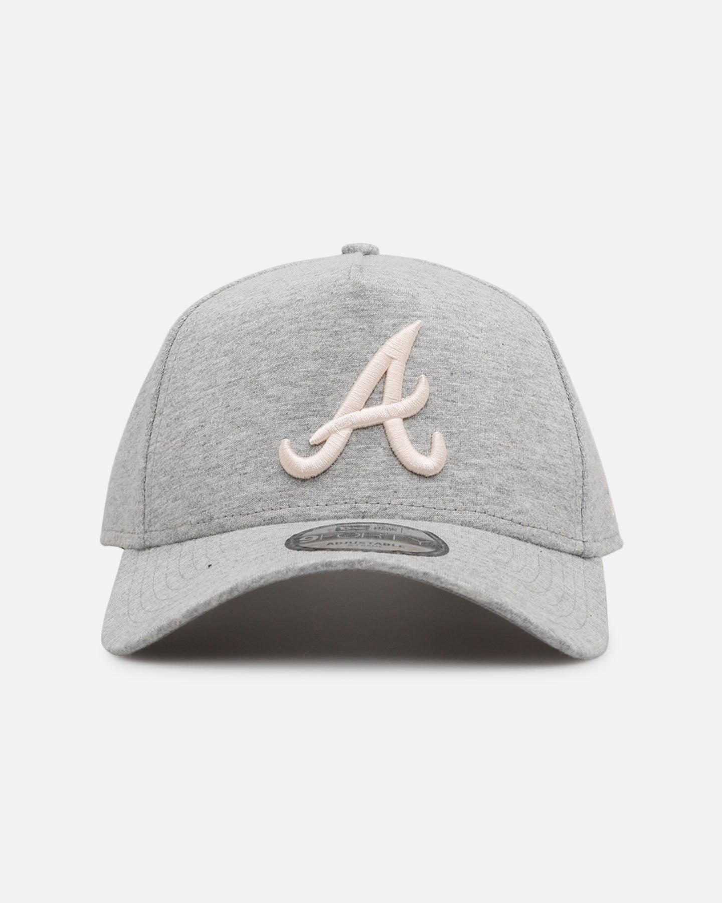 New Era Atlanta Braves 'Cozy' 9FORTY A-Frame Strapback Heather Grey