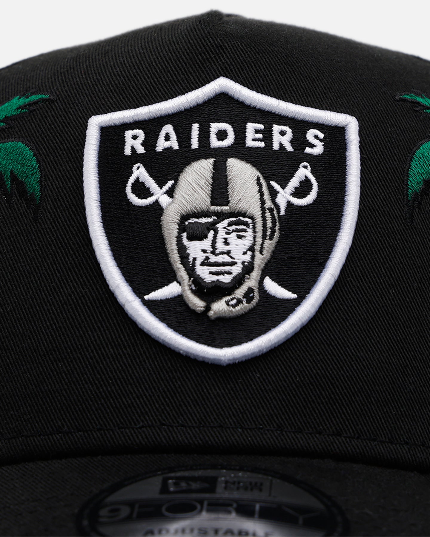 New Era Las Vegas Raiders 'Palm Trees' 9FORTY A-Frame Snapback Official Team Color
