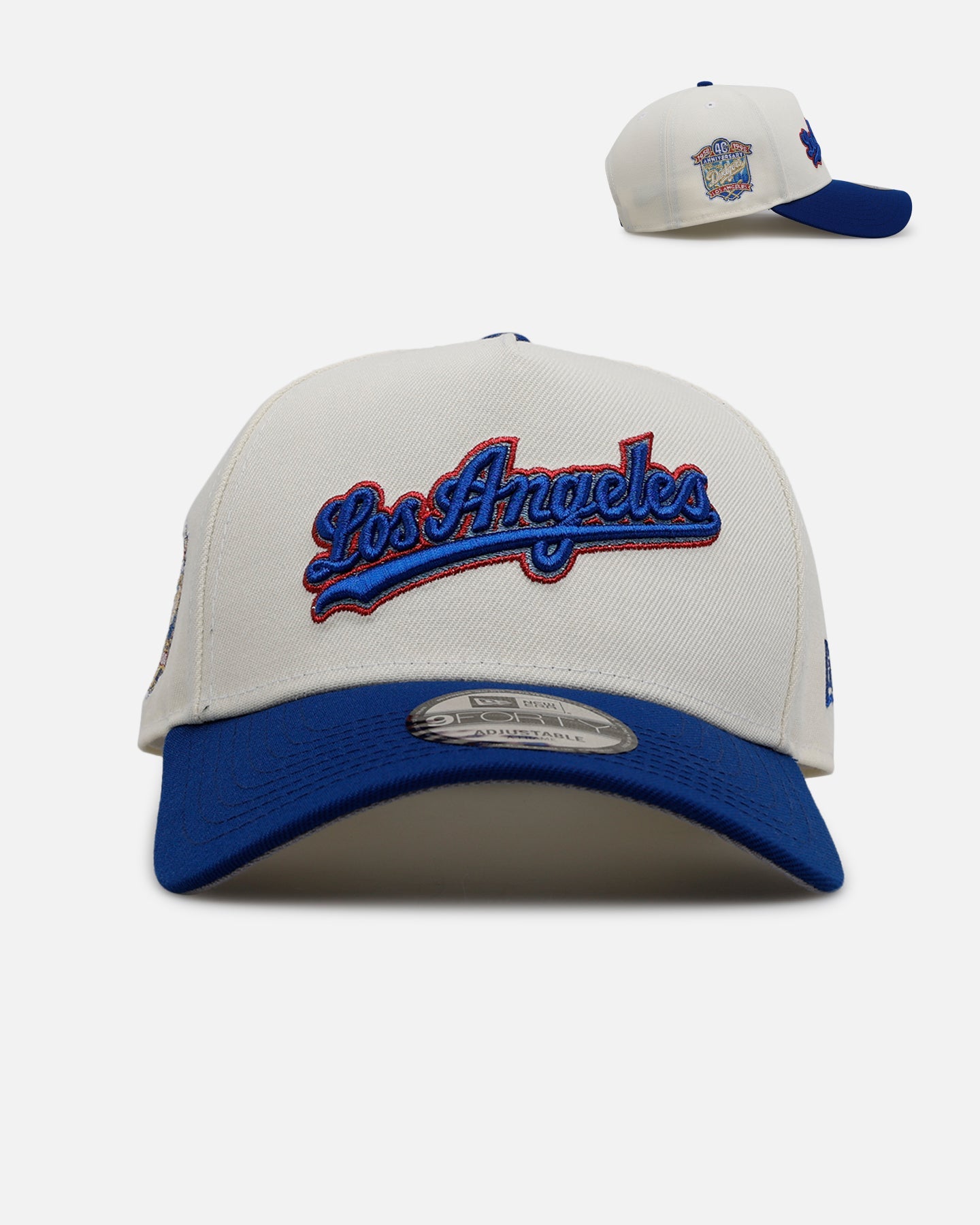New Era Los Angeles Dodgers 'Chrome Metallic Wordmark' 9FORTY A-Frame Snapback Chrome