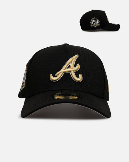 New Era Atlanta Braves 'New Year's Eve' 9FORTY A-Frame Snapback Gold/Silver