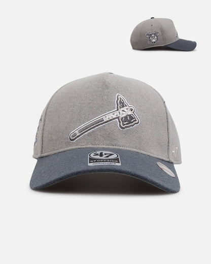 47 Brand Atlanta Braves 'Shades Of Gray' 47 Offside Snapback Cement