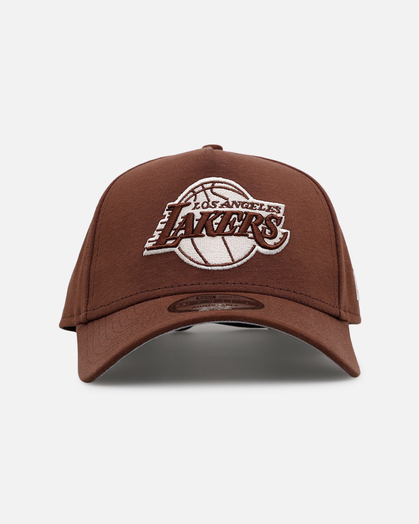 New Era Los Angeles Lakers 'Cozy 2.0' 9FORTY A-Frame Strapback Brown