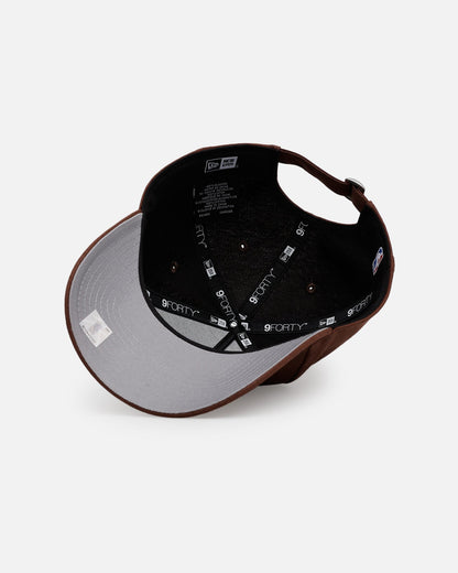 New Era Los Angeles Lakers 'Cozy 2.0' 9FORTY A-Frame Strapback Brown