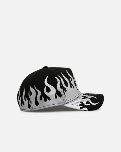 New Era Atlanta Braves 'Metallic Flames' 9FORTY A-Frame Snapback Black/Silver