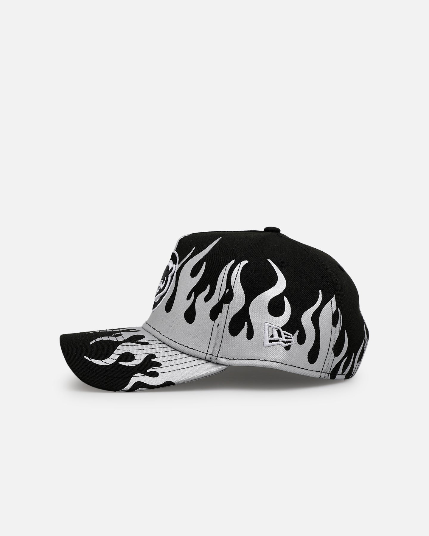New Era Chicago Cubs 'Metallic Flames' 9FORTY A-Frame Snapback Black/Silver
