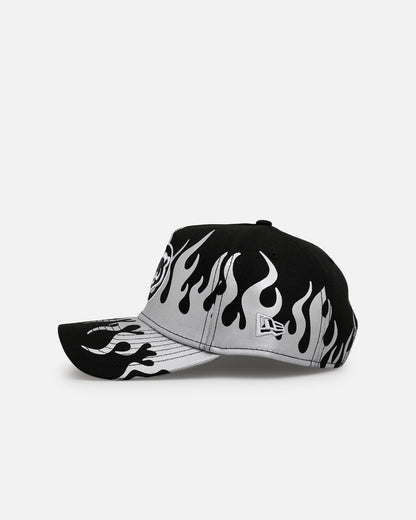 New Era Chicago Cubs 'Metallic Flames' 9FORTY A-Frame Snapback Black/Silver